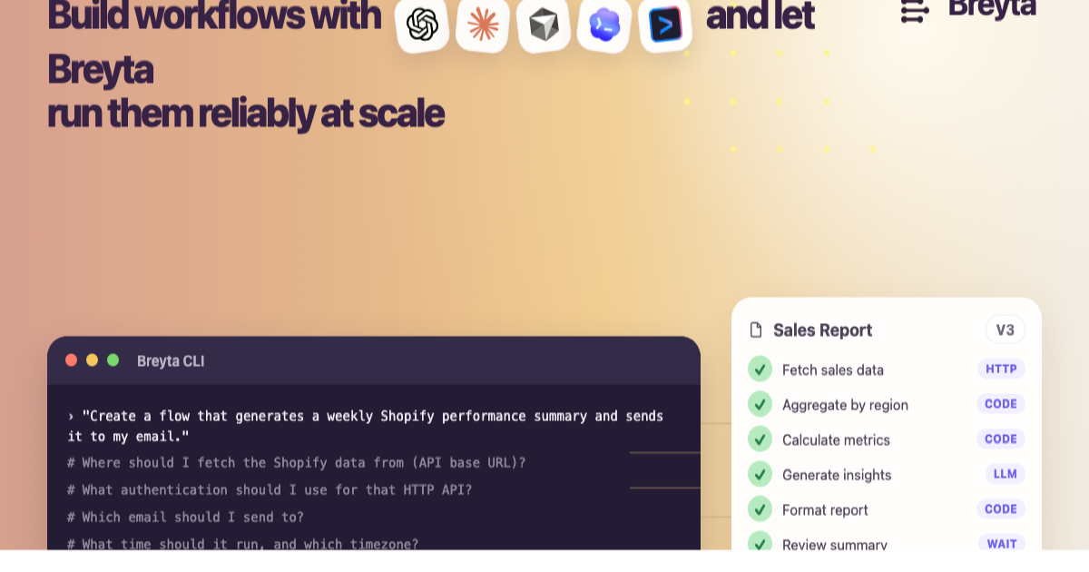 Breyta workflow automation